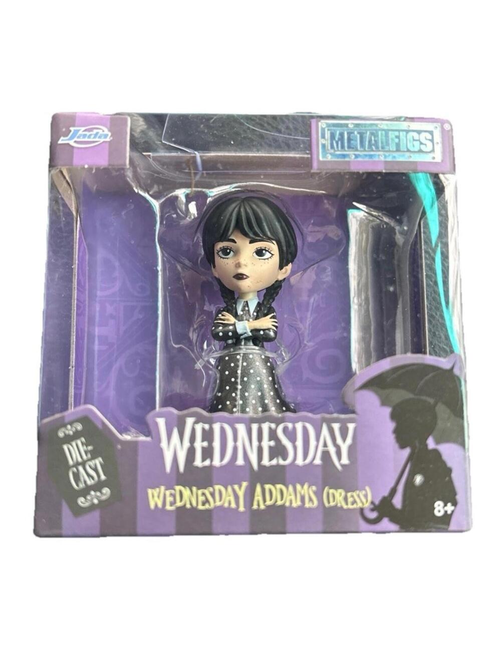 Jada Metalfigs WEDNESDAY Diecast Addams Family Uniform Version Brand new